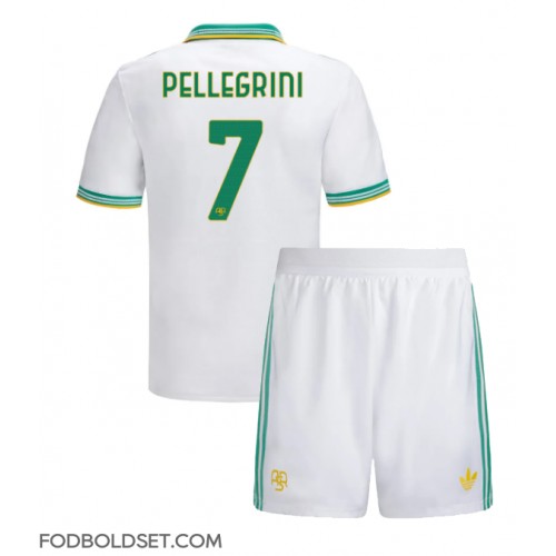 AS Roma Lorenzo Pellegrini #7 Tredje trøje Børn 2025-26 Kortærmet (+ Korte bukser)